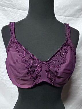 Lilyette Plum Purple Underwire Bra